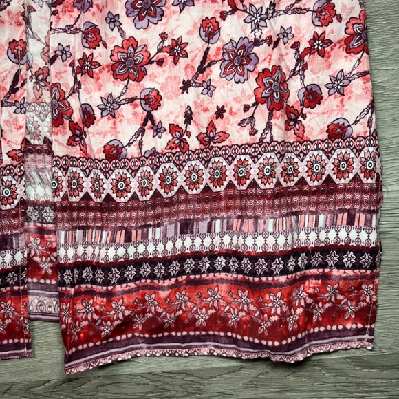 ShoSho Long / Maxi Dress - Floral Pattern (Pink / Purple) - Size Small - Picture 9 of 12